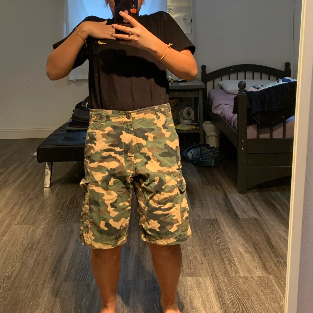 Camouflage Cargo Shorts